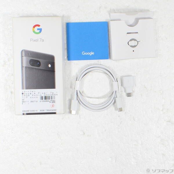 中古品〕 Google Pixel 7a 128GB チャコール GA03694-JP docomo