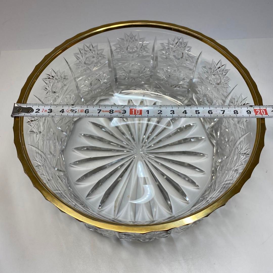 ギヤマン 金彩 水指 共箱 幅約20.5㎝ 東な6-0610① - メルカリ