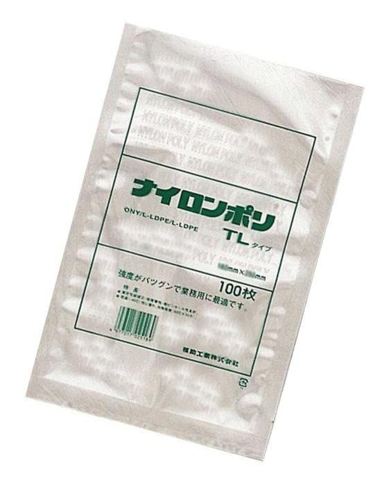 ナイロンポリ TLタイプ規格袋 24-35 （100枚） 巾240×長さ350mm