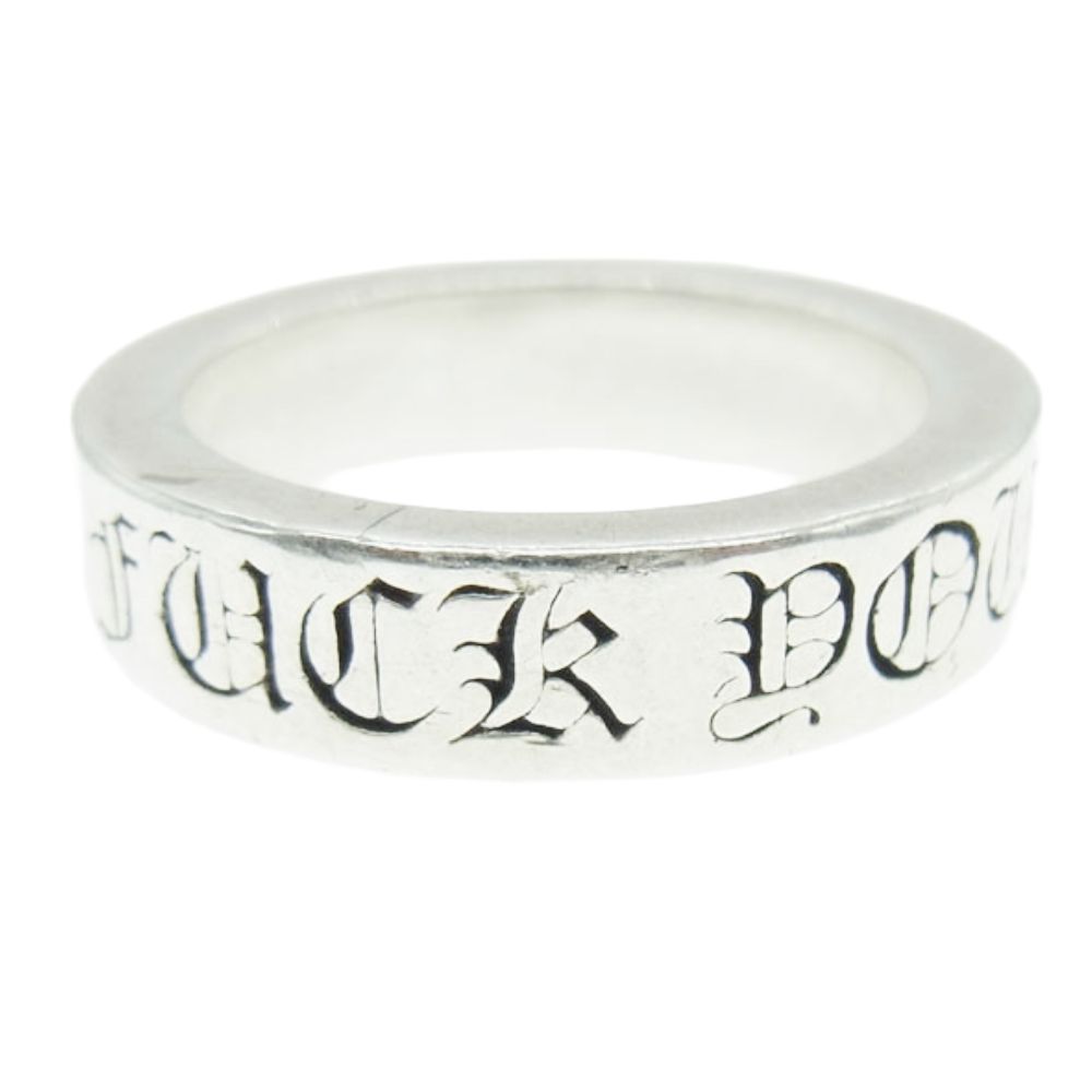 CHROME HEARTS クロムハーツ 原本無 6mm SPACER FUCKYOU 6mm スペーサー ファックユー シルバー リング シルバー系 ＃19号