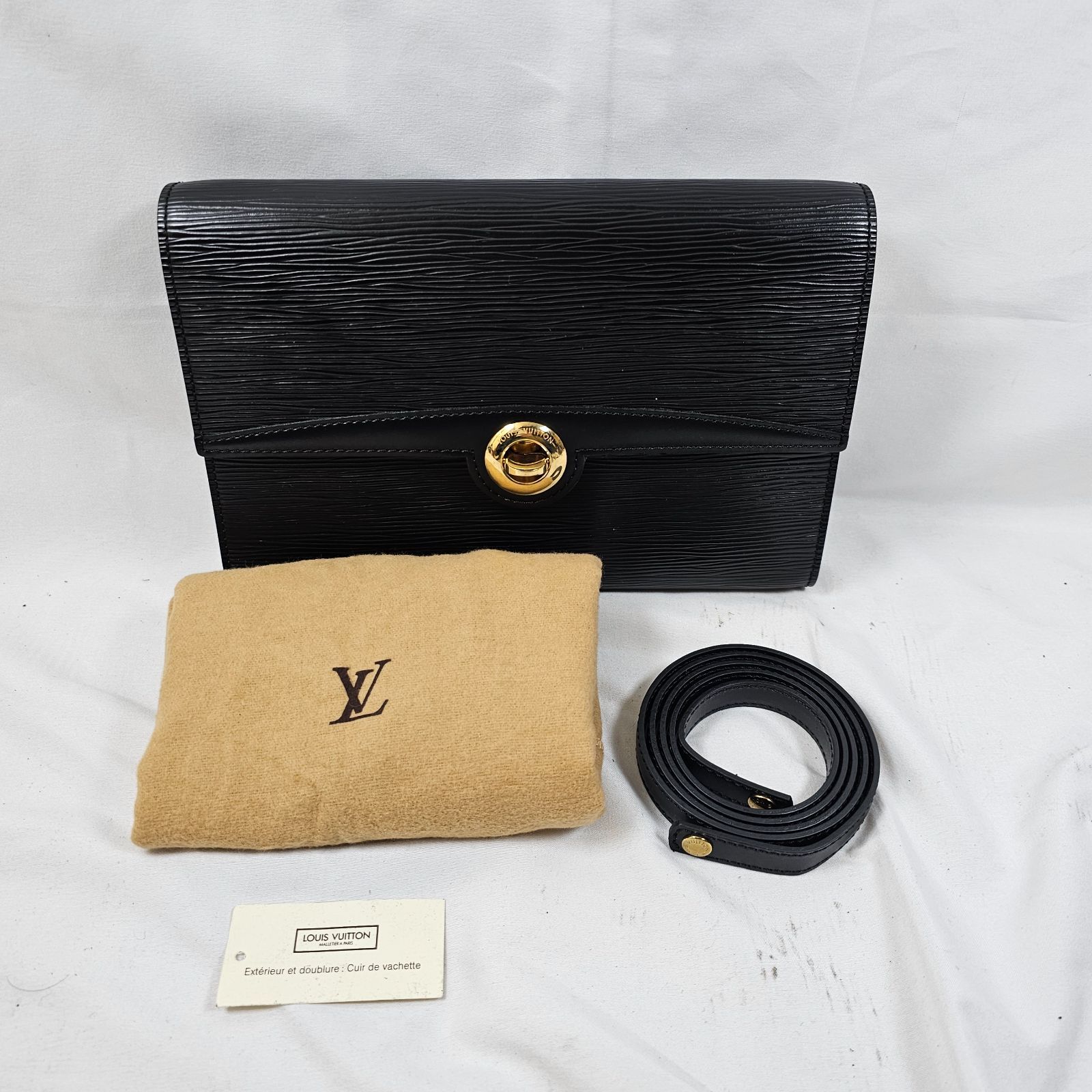 経典 Louis Vuitton エピレザー ノワール アルシュ ショルダーバッグ バッグ