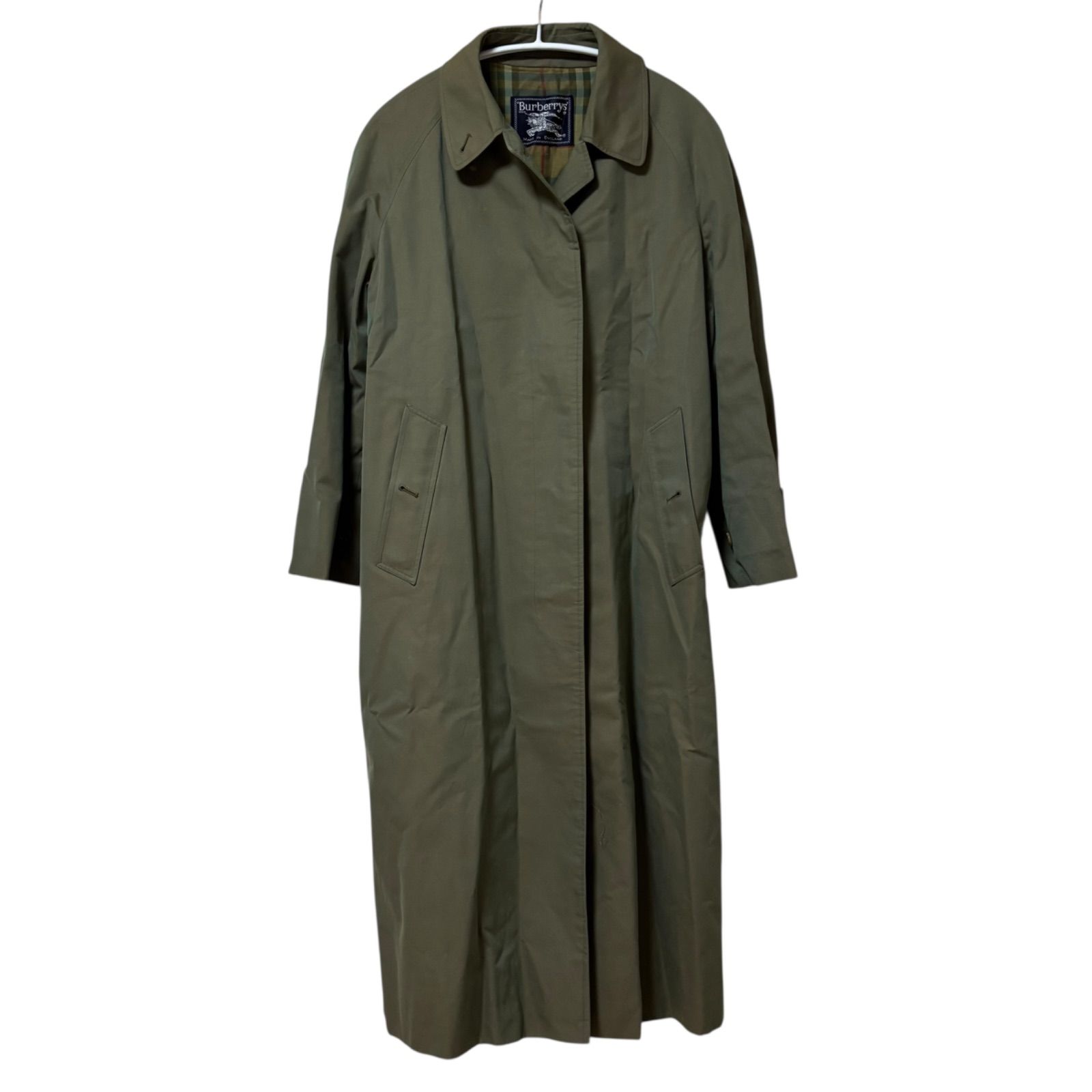 BURBERRY バーバリー　コート　ステンカラー　カーキ バーバリー ステンカラーコート BURBERRY