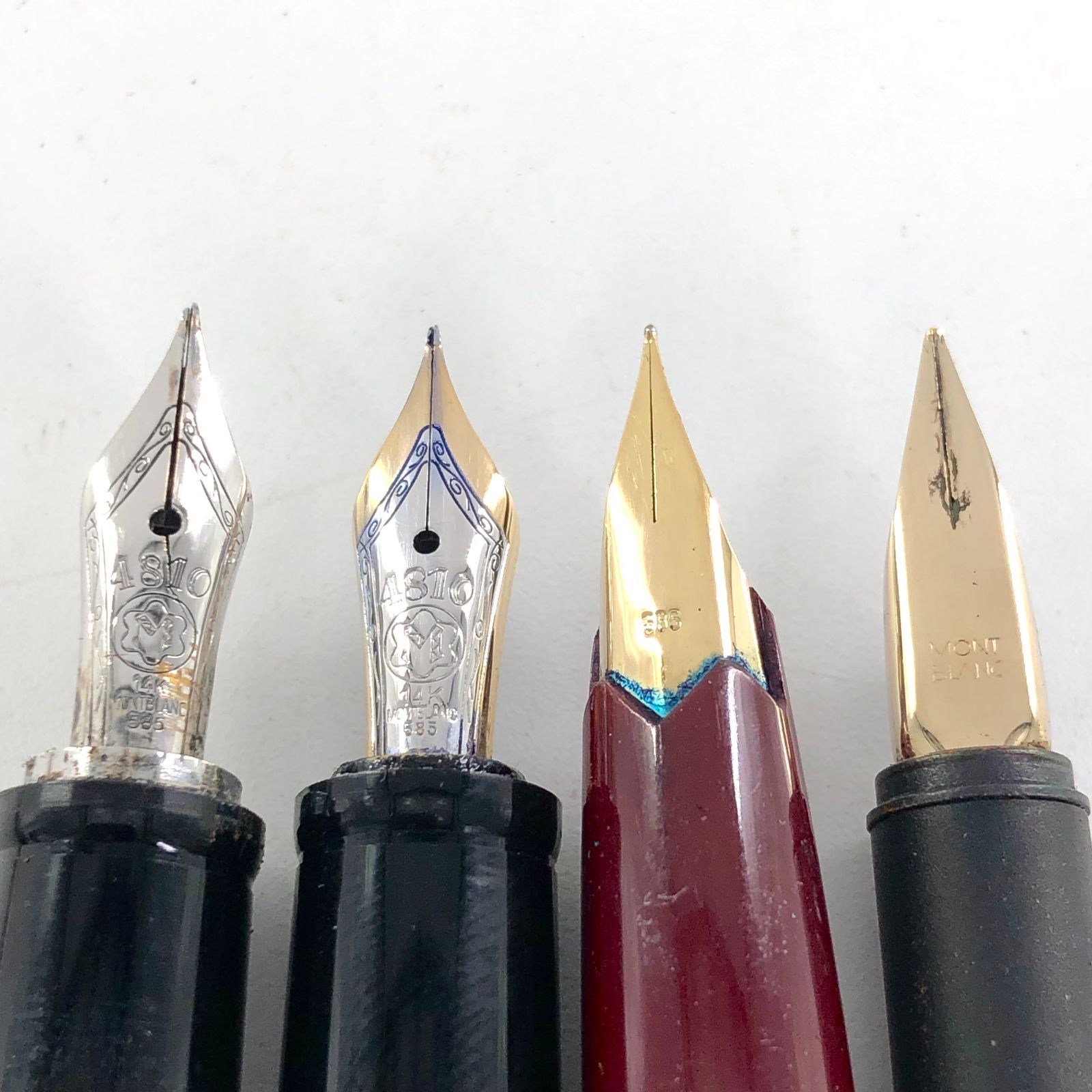 MONTBLANC モンブラン 万年筆 スリムライン ペン先14K 585 刻印 ケース
