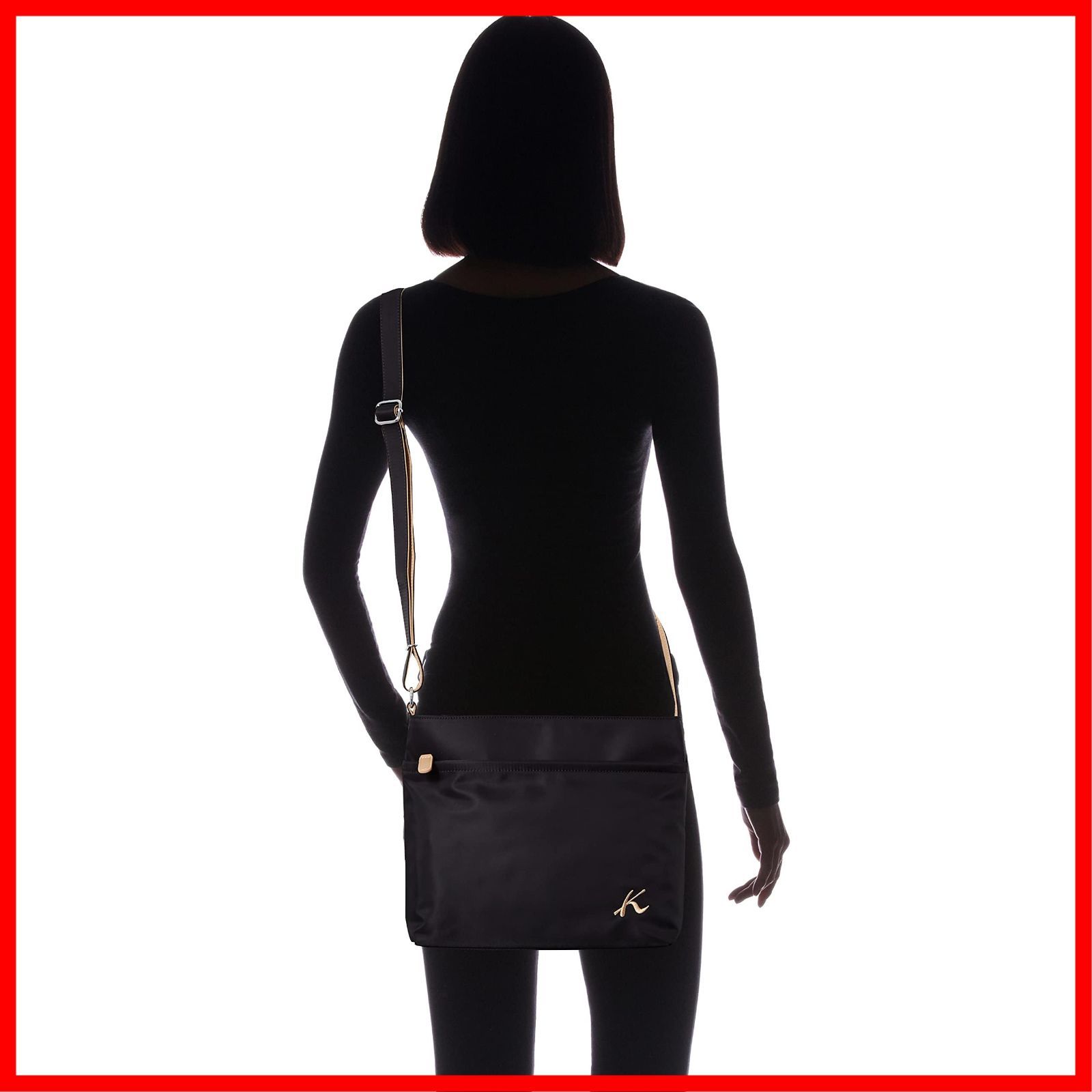 【キタムラ】黒いショルダーバッグ 　斜めかけOK 61B5vS55nBL._AC_AA500_.jpg