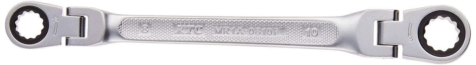 両頭型首振りタイプ 8 X 10 mm ラチェットめがねレンチ 京都機械工具 KTC