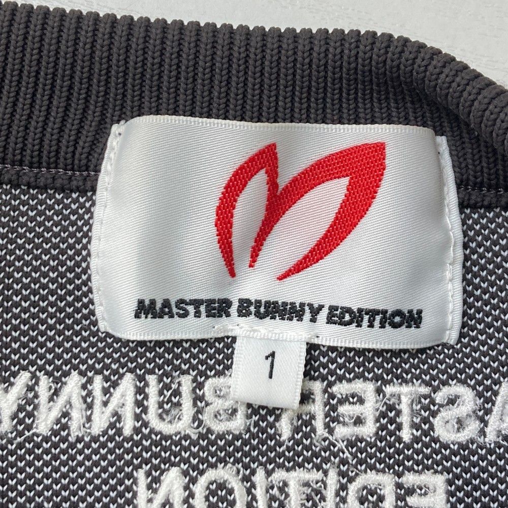 サイズ：1 MASTER BUNNY EDITION マスターバニーエディション 2024年モデル 長袖ニットセーター  ブラウン系 [240101457021] ゴルフウェア レディース ストスト サイズ：1 MASTER BUNNY EDITION マスターバニーエディション