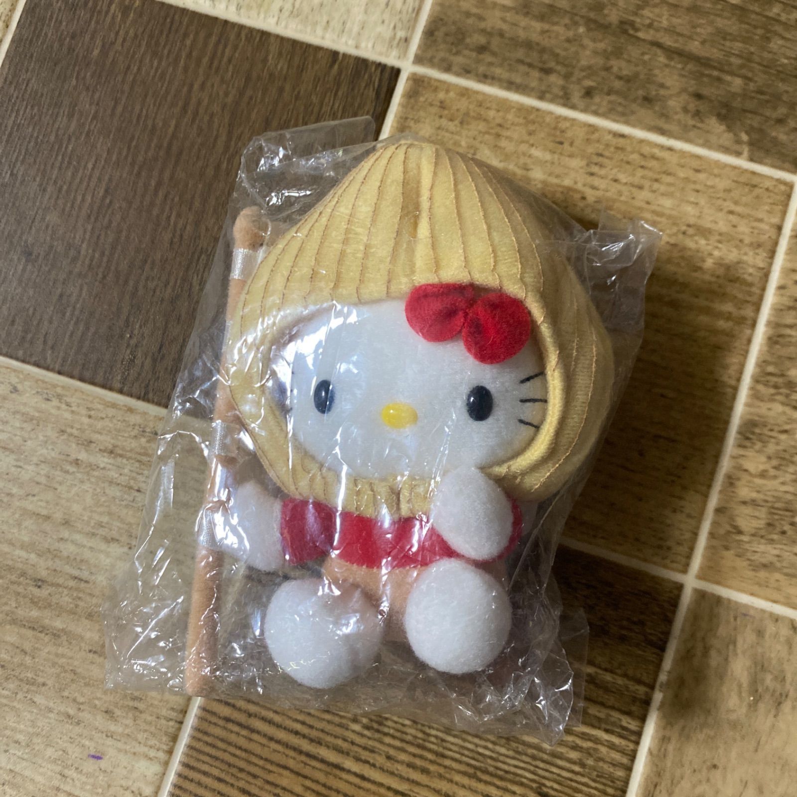 未使用 ご当地キティ ぬいぐるみ 鳥取らっきょう ハローキティ