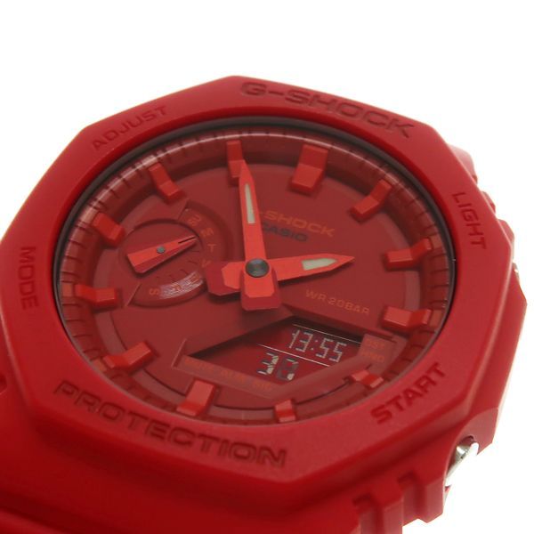 CASIO Gショック GA-2100-4AJF レッドアウト G-shock デジアナ