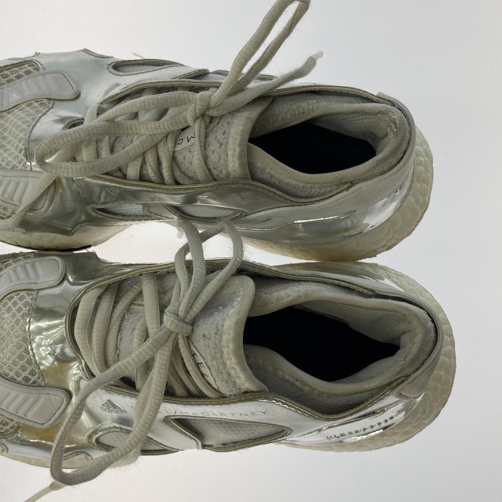 adidas　ステラマッカートニー　シルバー　スニーカー　ハイカット　メッシュ adidas ステラマッカートニー シルバー スニーカー ハイカット メッシュ