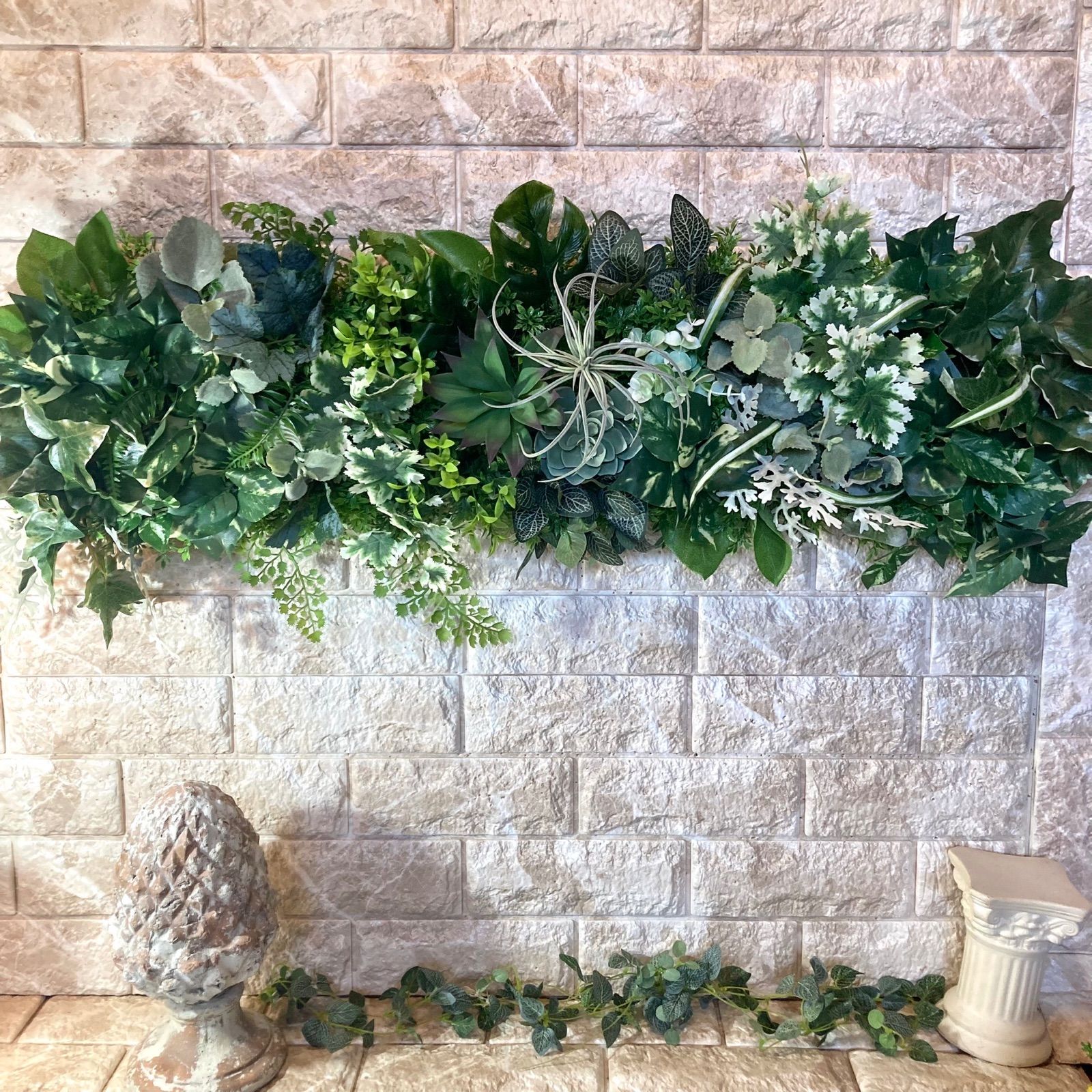 光触媒　人工観葉植物　ウォールグリーン　フェイクグリーン　壁掛け851536@@ 光触媒 人工観葉植物 ウォールグリーン フェイクグリーン 壁掛け