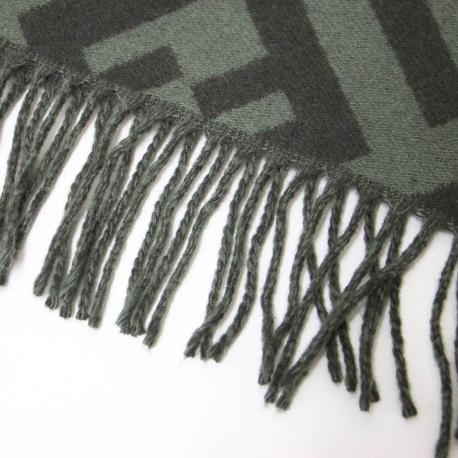 新 デザインファッション - FENDI マフラー ズッカ柄 チェック ウール