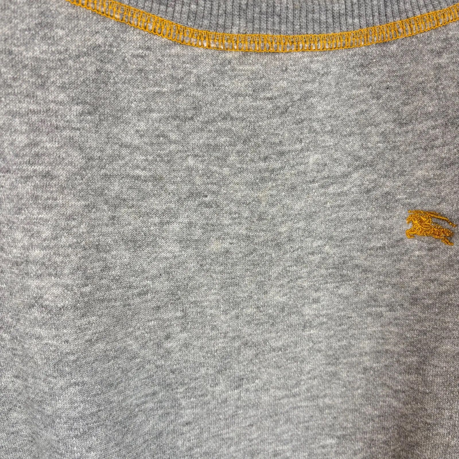 00s BURBERRY BLUE LABEL バーバリーブルーレーベル ホースロゴ刺繍 裏 