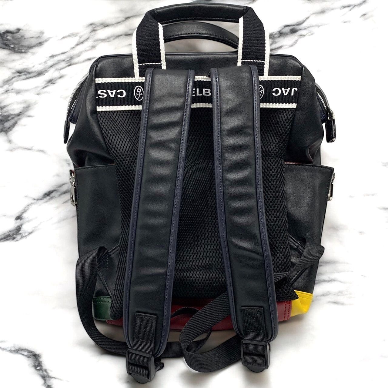 美品】CASTELBAJAC カステルバジャック リュックサック 黒 ドミネ A4