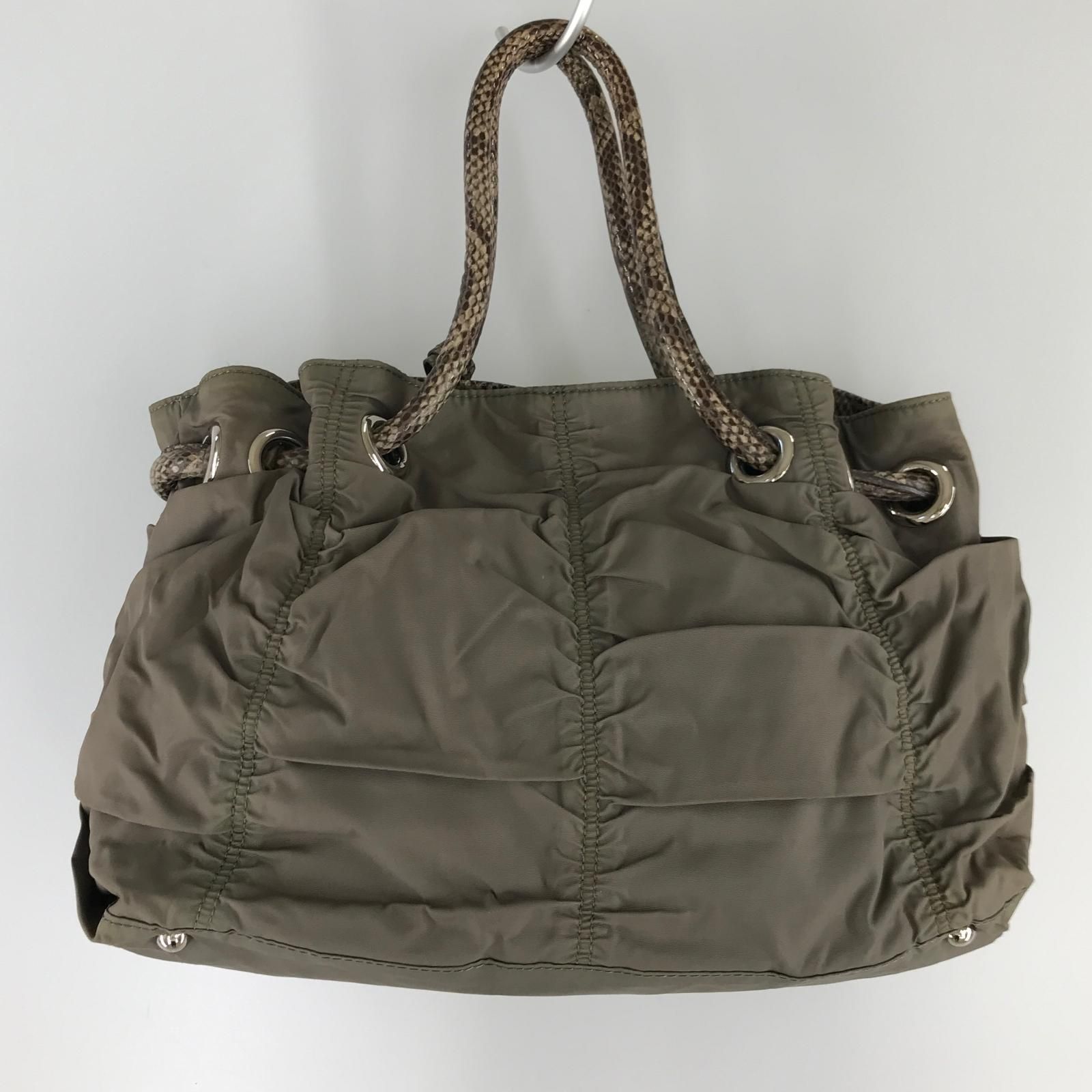FURLA フルラ　本革ナイロン コンビバッグ FURLA(フルラ) / レザーコンビ/トートバッグ/ナイロン/BLK