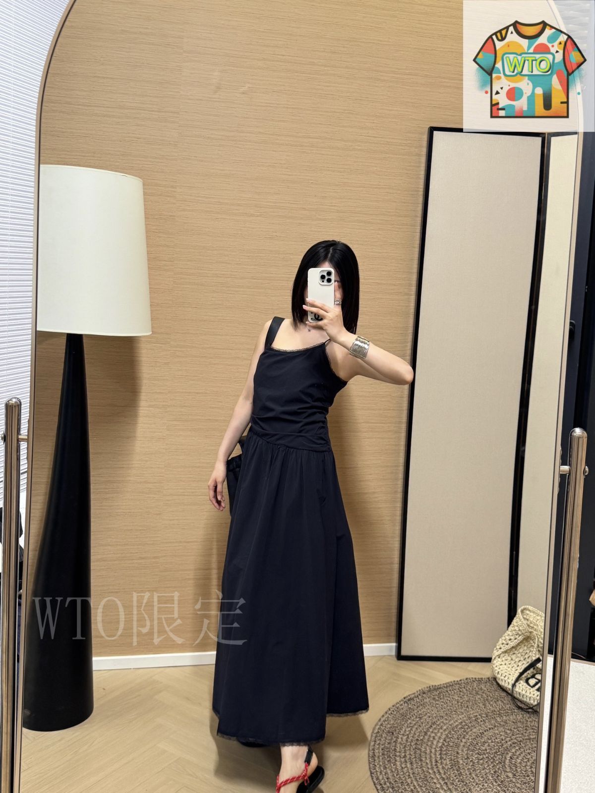 MIU MIUブラックワンピース36 miumiu ブラックワンピース