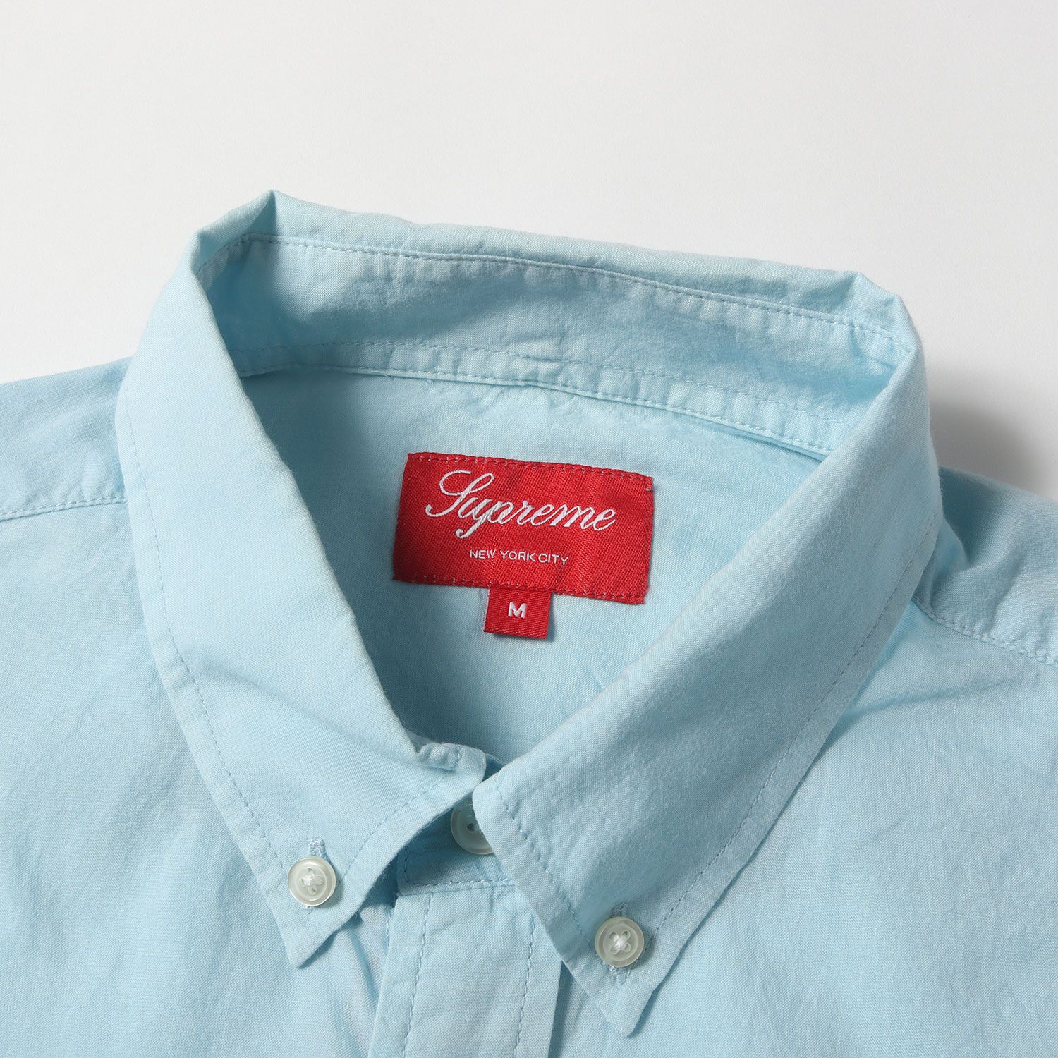 Supreme 半袖ボタンダウンシャツ　Mサイズ Supreme シュプリーム シャツ サイズ:M / コットン/テンセル