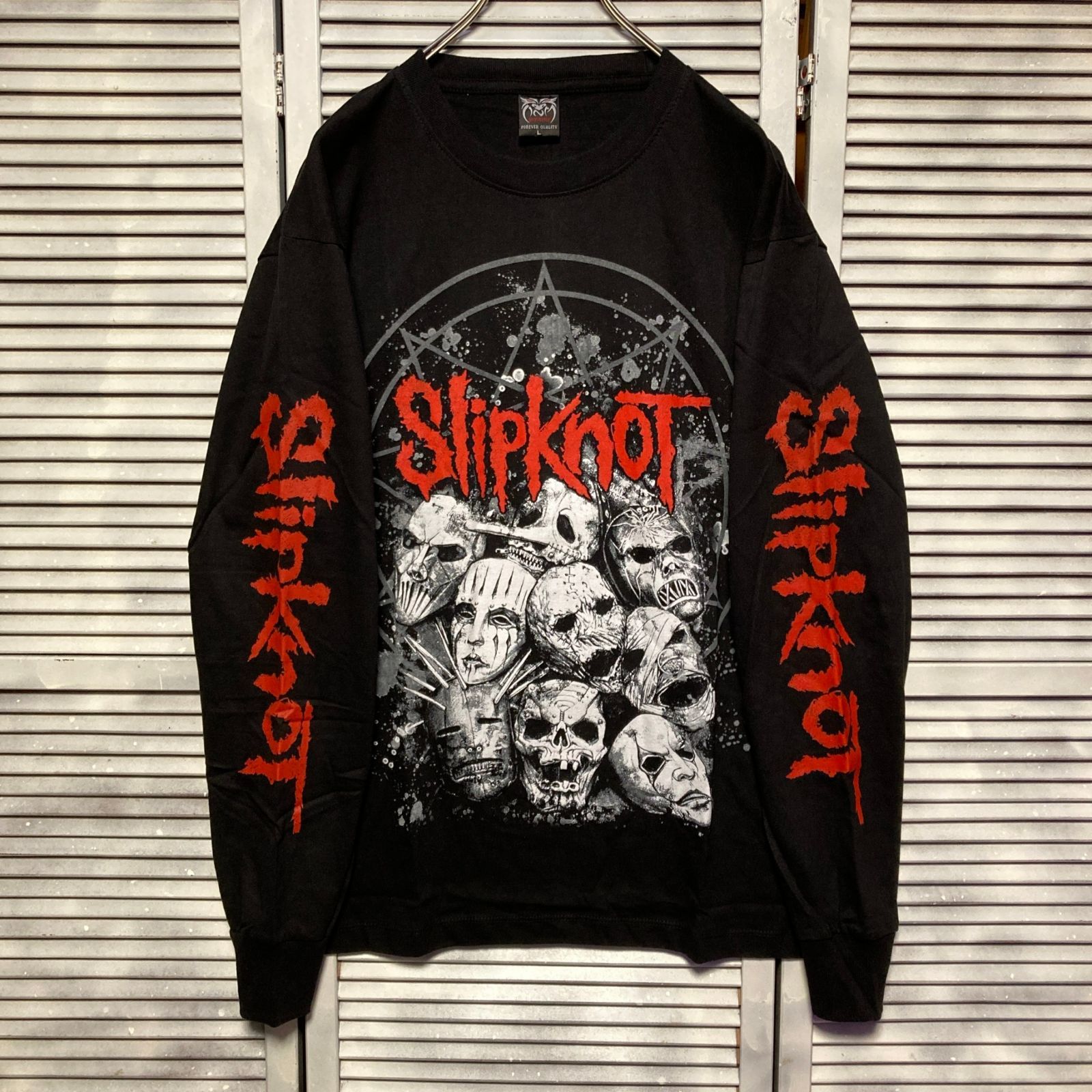 スリップノット Slipknot 長袖 Tシャツ ロンT バンド ロングスリーブ 