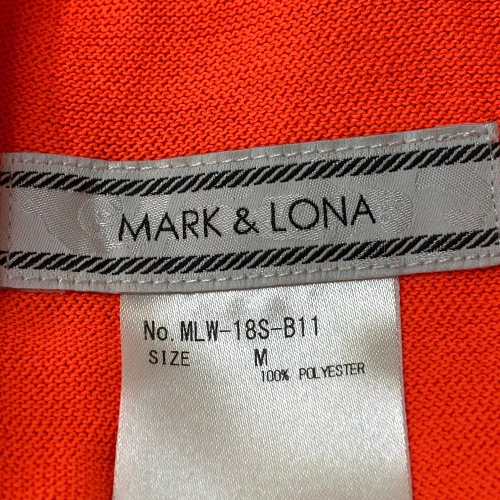 サイズ：M MARK&amp;LONA マークアンドロナ  ニットスカート サイドロゴ  レッド系 [240101434246] ゴルフウェア レディース ストスト サイズ：M MARK&LONA マークアンドロナ ニットスカート サイド