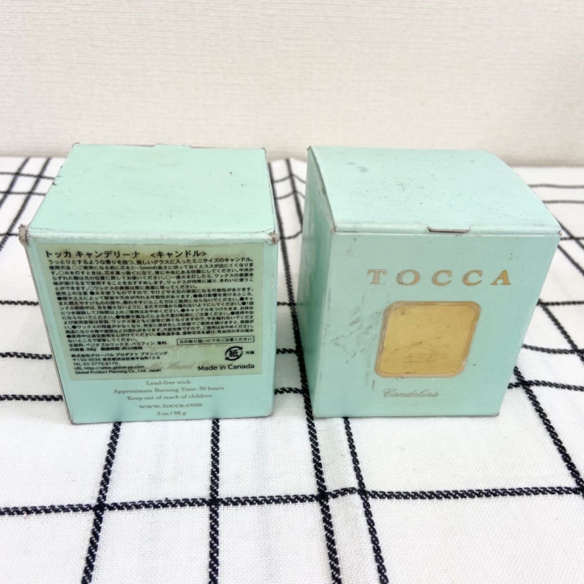 新品 TOCCA トッカ キャンデリーナ 3個セット アロマ キャンドル