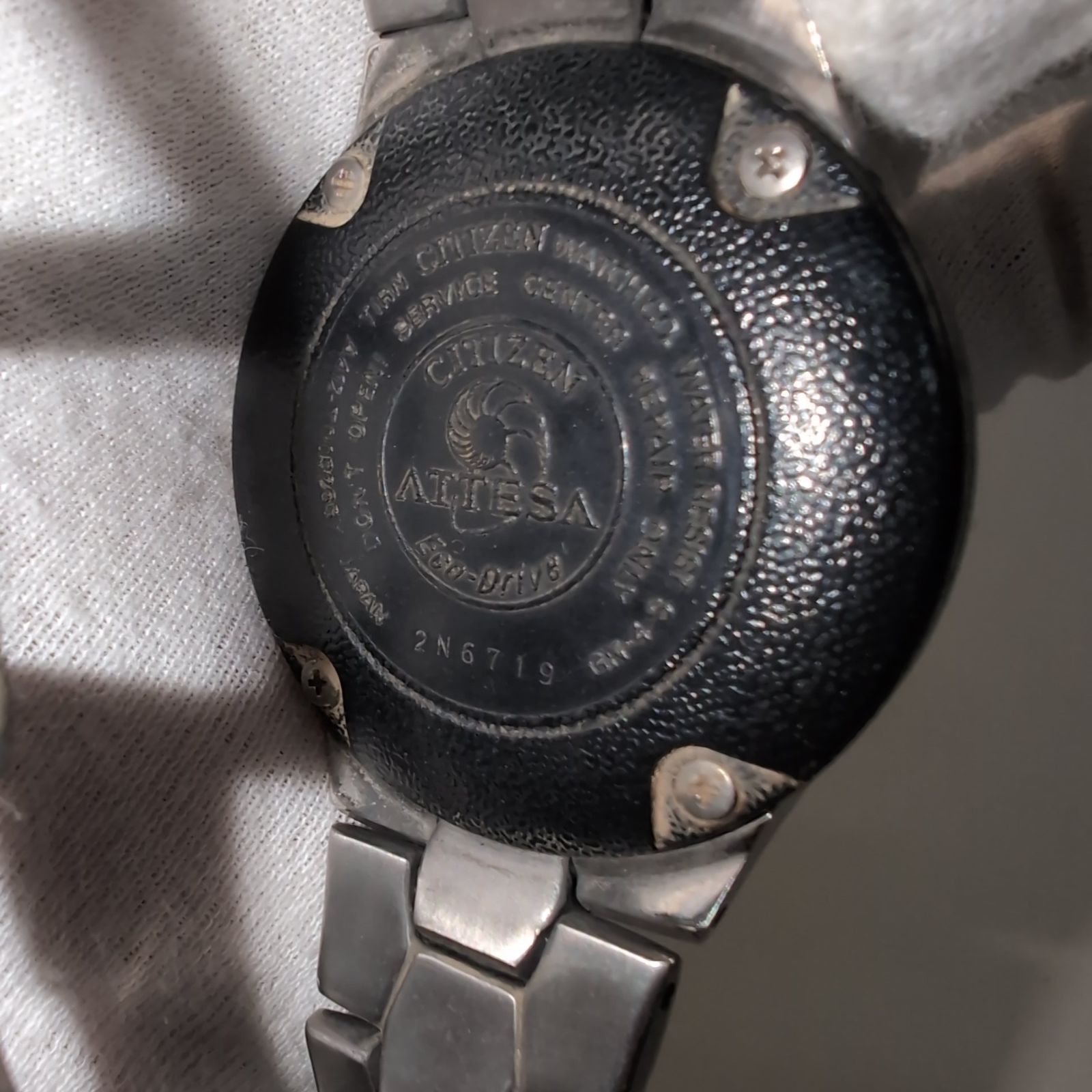 GI3【ジャンク品】CITIZEN シチズン Eco-Drive エコドライブ ATTESA