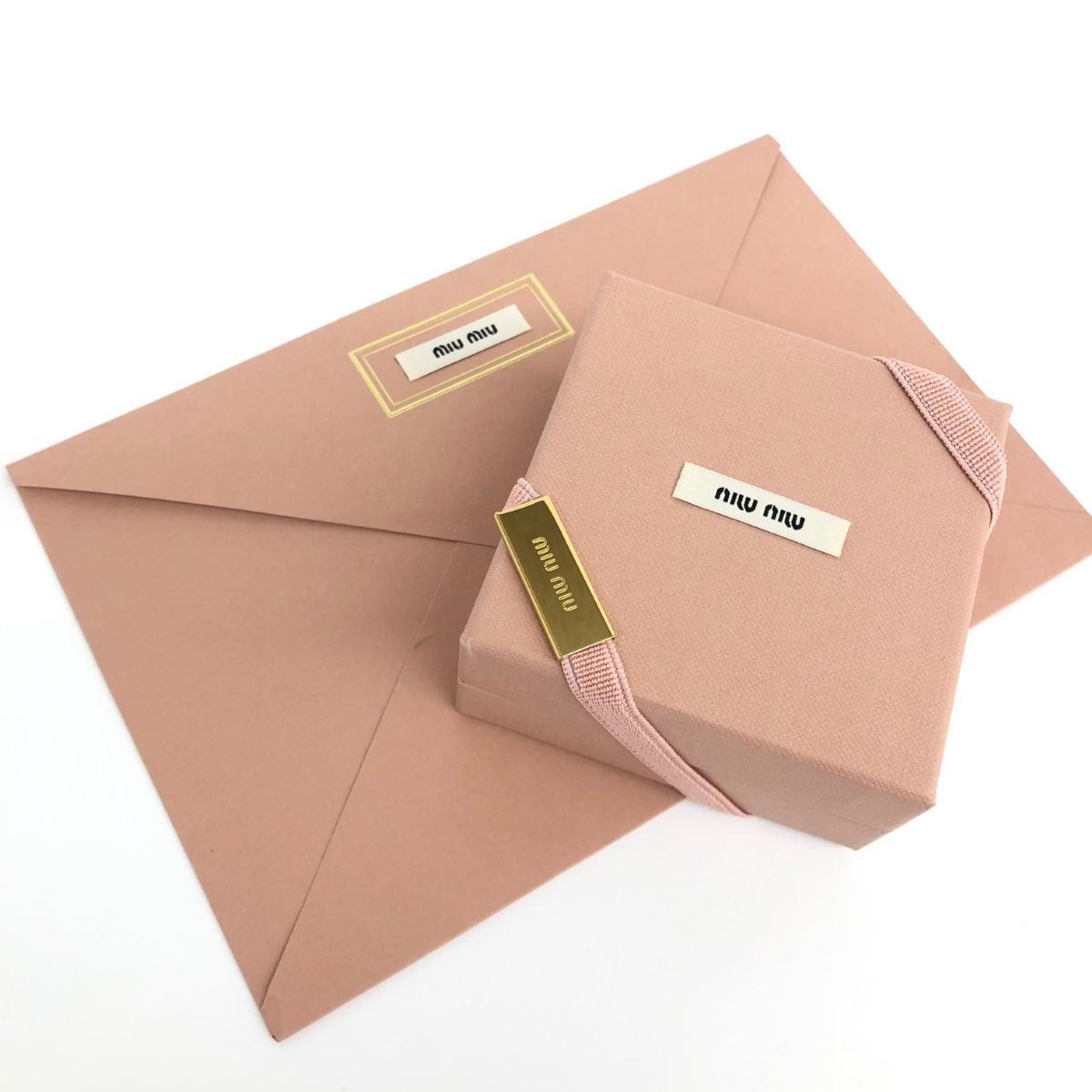 miumiu ミュウミュウ バレッタ ピンク シアリング ファー レディース