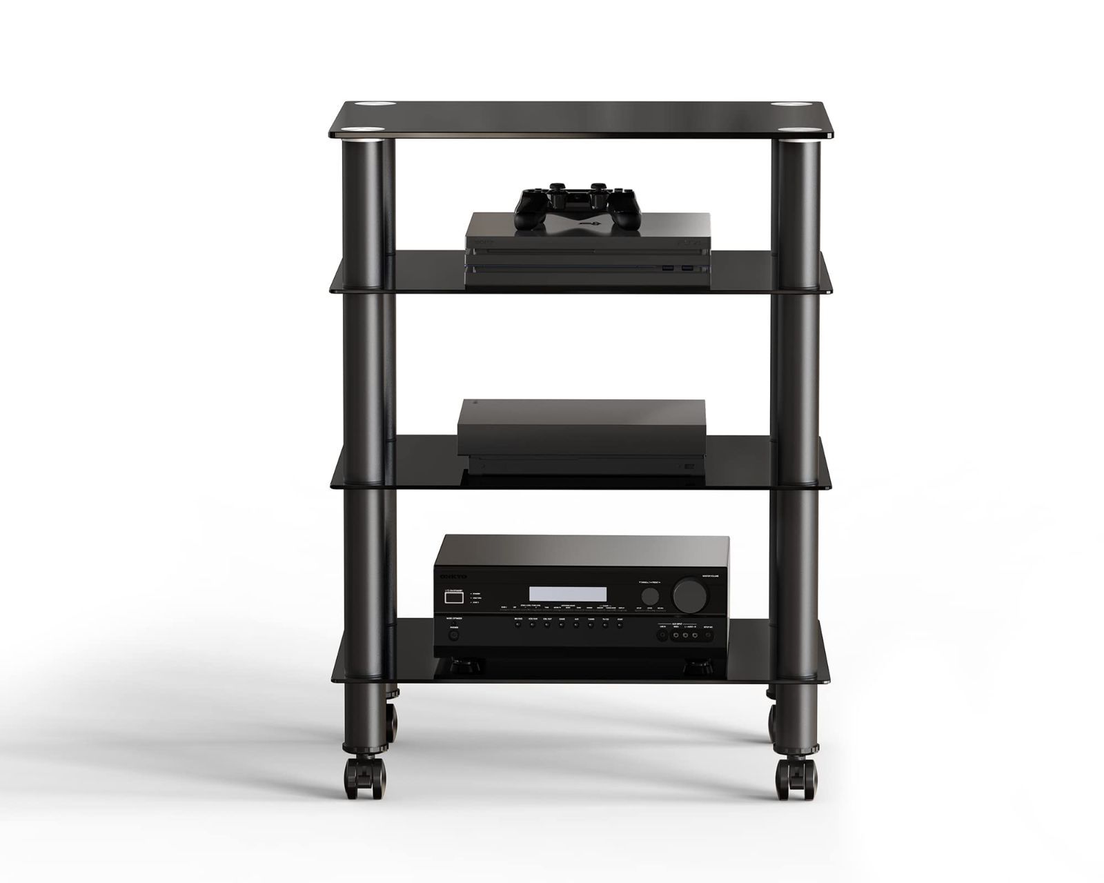 オーディオラック キャスター付き