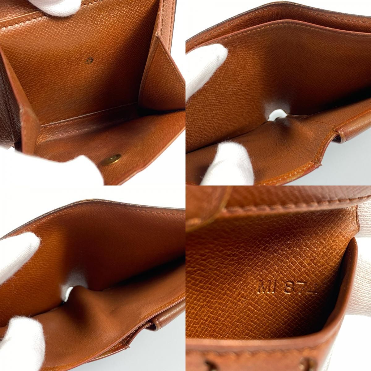  LOUIS VUITTON ルイ ヴィトン 二つ折り財布 ポルトフォイユマルコ M 61665 モノグラム MI 874 125 二つ折り財布 折り財布