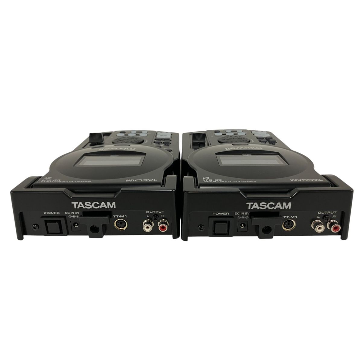 TASCAM CD〜DJ1 2台セット TASCAM CD-DJ1 軽量 コンパクト DJ用 2台セット プレイヤー XS-3