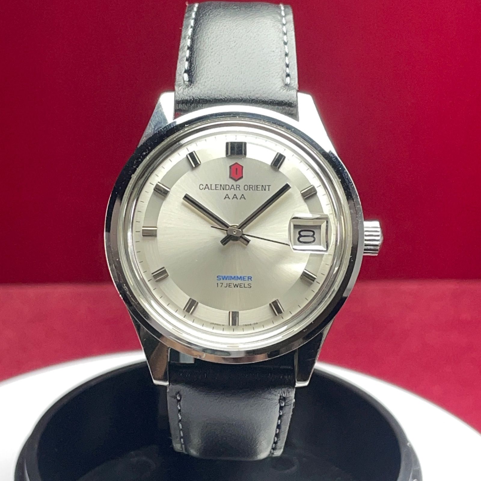 OH済 希少 ORIENT Super Auto Swimmer 日本製 腕時計 オリエント フルオート オリエント スイマー美品 1960年代製 金張り