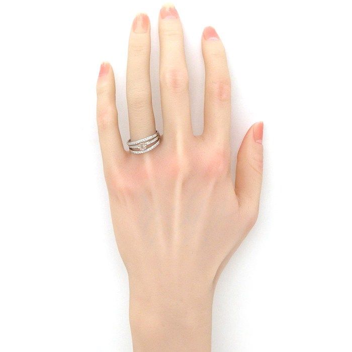 ピンクダイヤモンド ダイヤモンド】 リング センター ピンク  