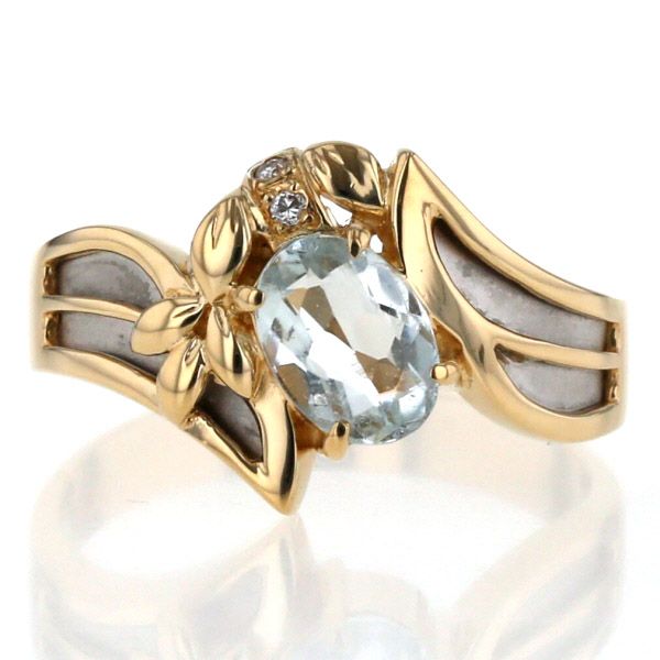 K18 Pt900 メレダイヤ リング 12号 MERIMOR