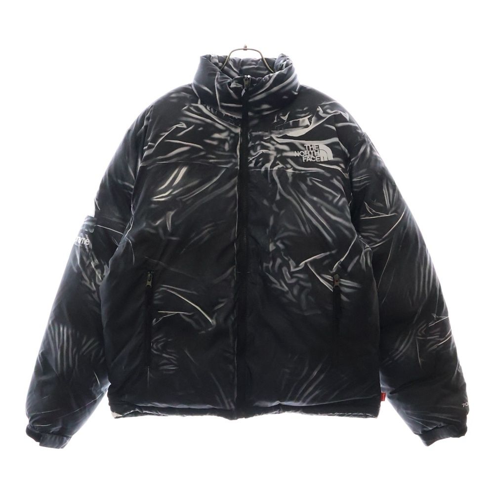 SUPREME シュプリーム 23SS ×THE NORTH FACE Printed Nuptse Jacket ND02300I ×ノースフェイス プリンテッド ヌプシ ダウンジャケット ブラック