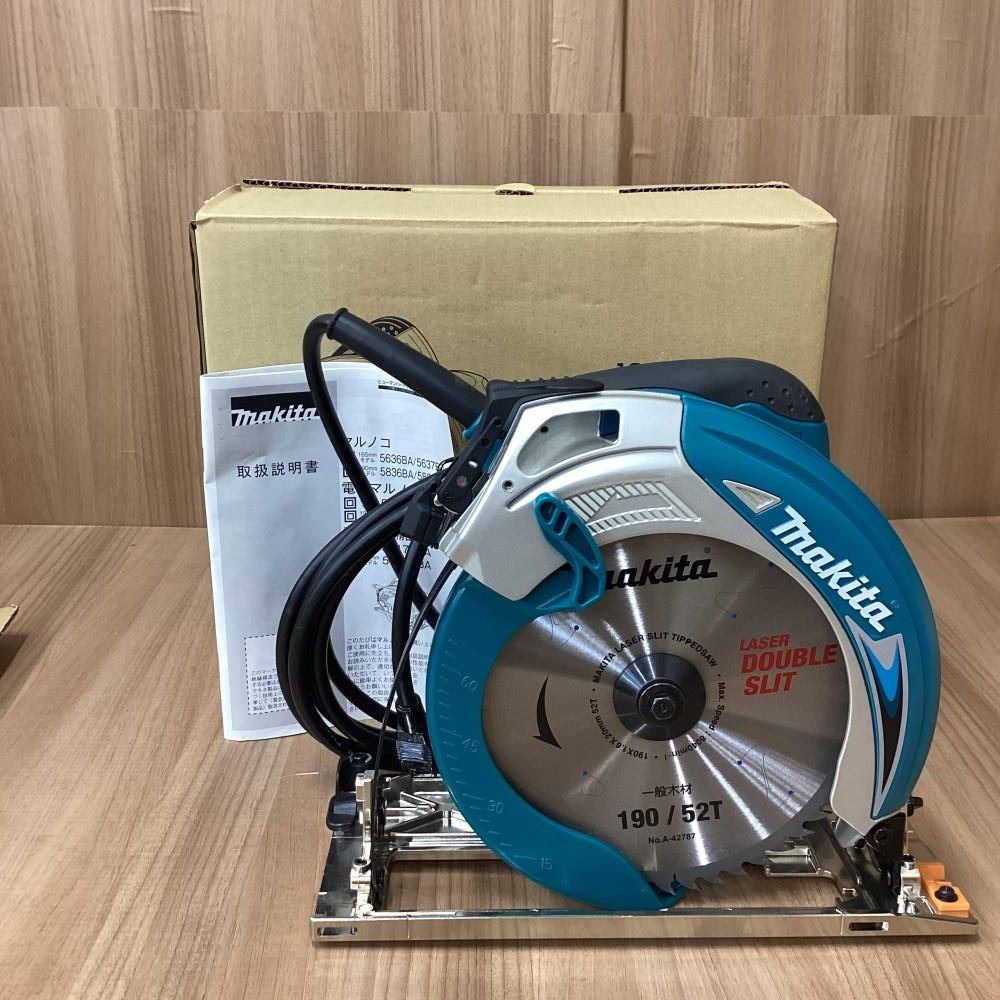中古　makita マキタ 190mm丸ノコ 5837BA マキタ 5837BA 190mmライト付電気丸ノコ【送料無料】