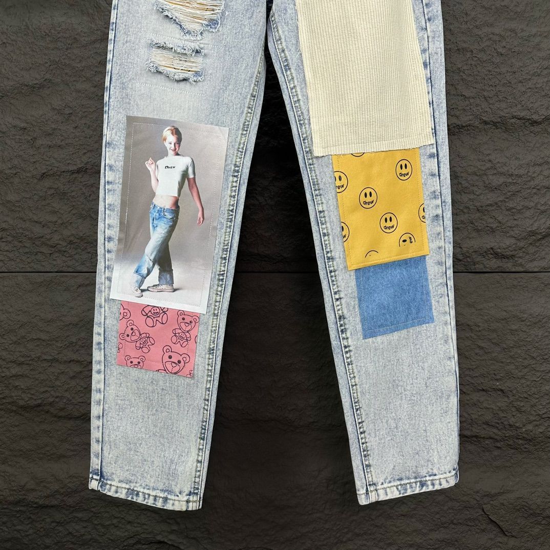 【新品】Drew Houseドリューハウス クラッシュ ダメージ ジーンズ 32 新品】Drew Houseドリューハウス クラッシュ ダメージ ジーンズ 32