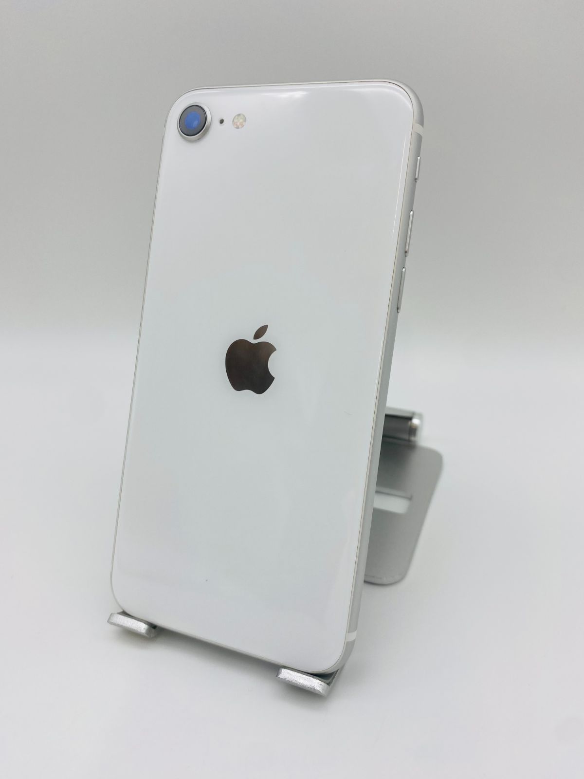 069 iPhone SE2 64GB ホワイト/シムフリー/新品バッテリー-