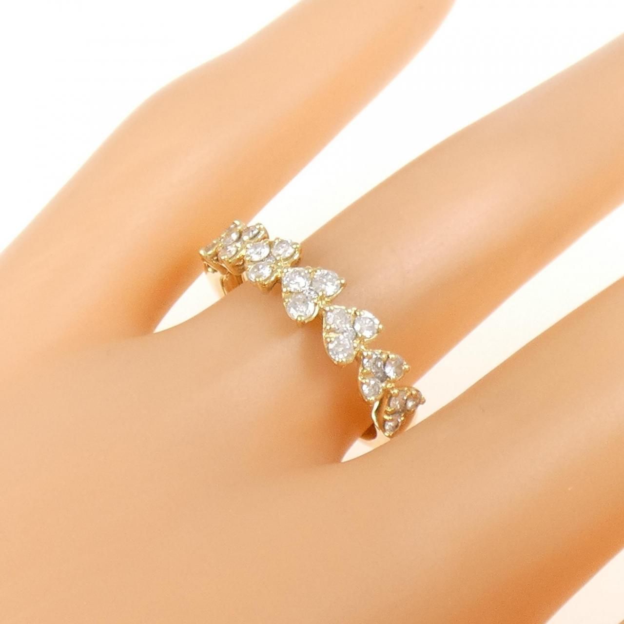 K18YG/PG/WG 0.50ct ダイヤモンド リング ジュエリー ダイヤ