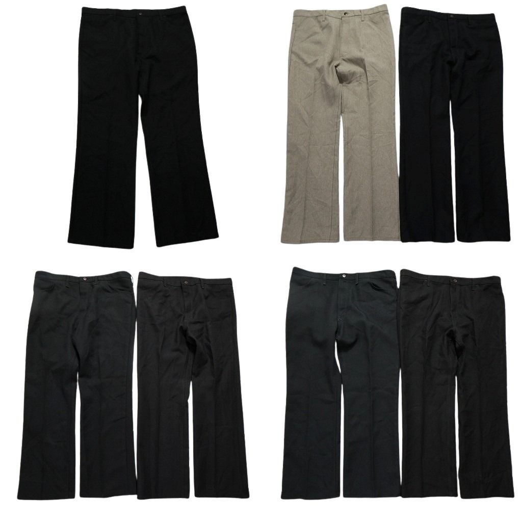 古着卸 Wrangler ラングラー ランチャー パンツ 7枚セット メンズ 40 |42 デッドストック センタークリース 古着 NB9814
