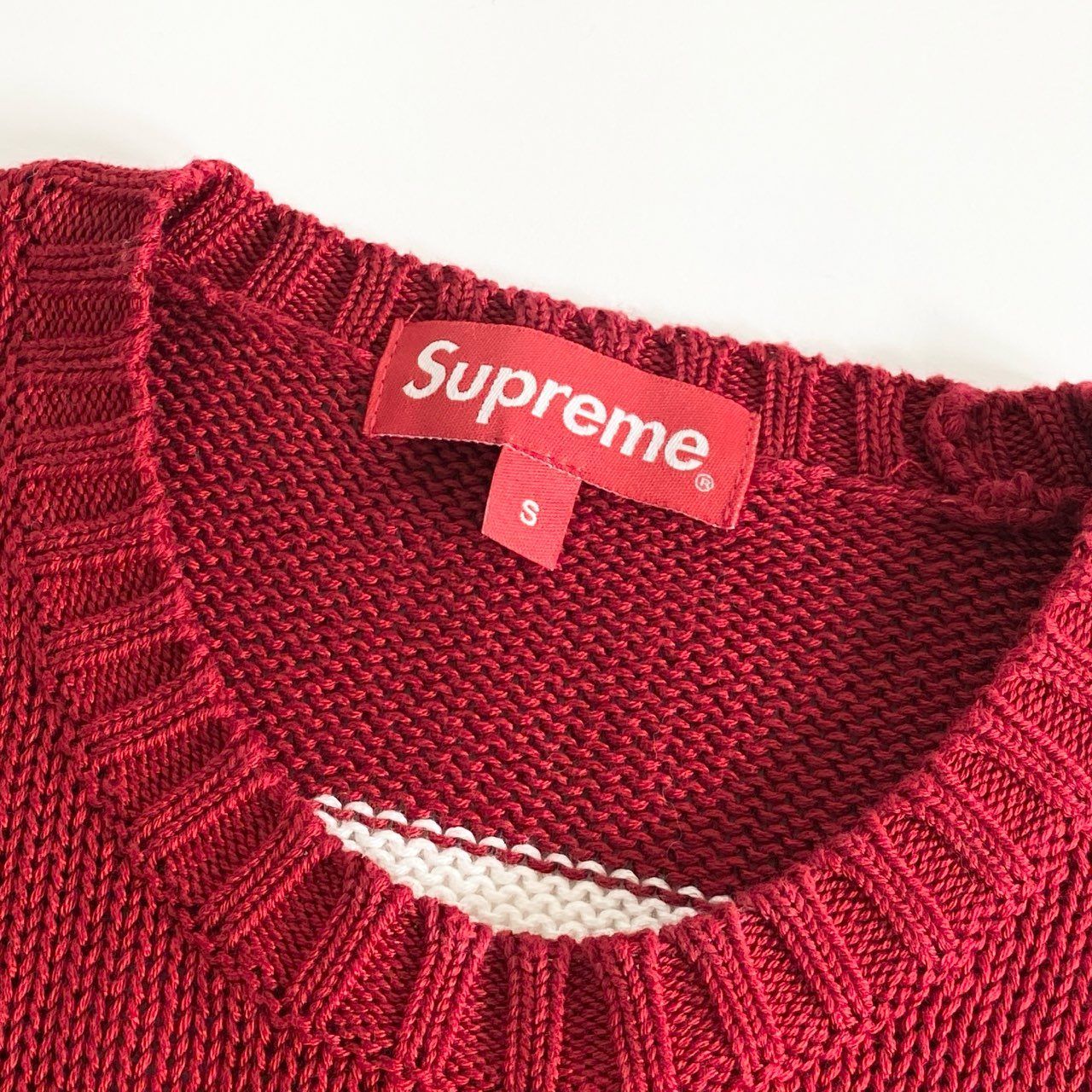 88i27 《美品》 Supreme シュプリーム Back Logo Sweater ニット
