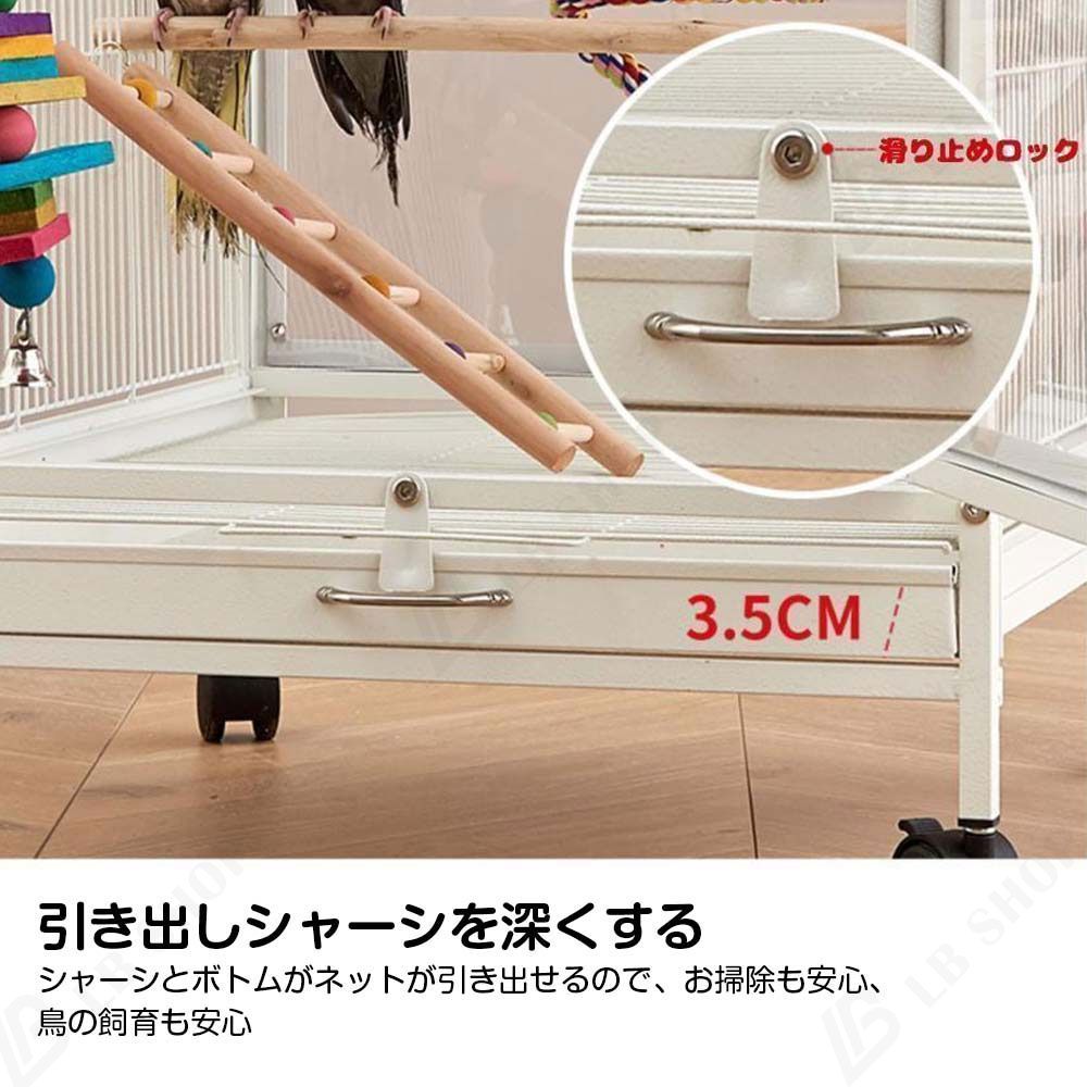 クリアアクリル鳥かご C版