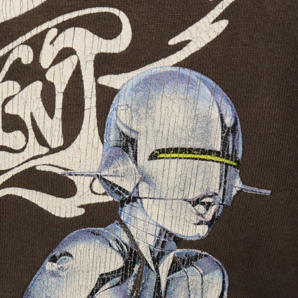 セントマイケル 空山基 セクシーロボ スウェット XL 黒タグ本物 SAINT MICHAEL (セントマイケル) 22SS SORAYAMA SEXY ROBOT SWEAT CREW