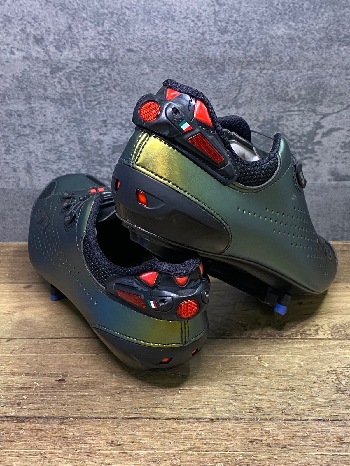 JN270 シディ SIDI SHOT 2 LIMITED EDITION ビンディングシューズ 3穴 ゴールド EU42