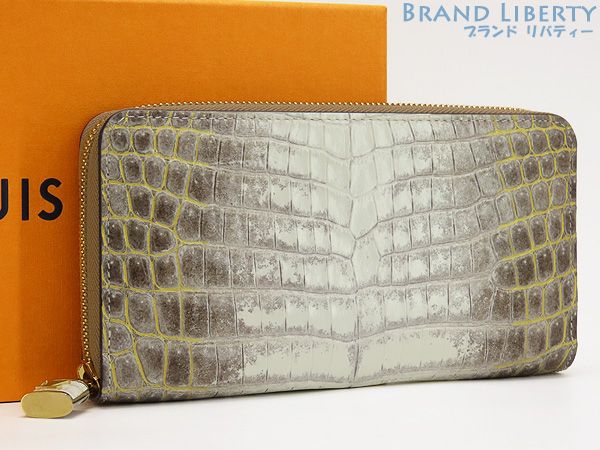 新古品】 ルイヴィトン LOUIS VUITTON サハラ ニロティカス クロコダイル ジッピーウォレット ラウンドファスナー長財布 エキゾチック  ヒマラヤ サハラ ゴールド金具 N99373 - メルカリ