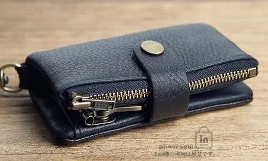 キーケース 小銭入れ ミニ財布 牛本革 カード収納