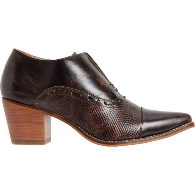 【送料無料】 ノコナ レディース ブーツ・レインブーツ シューズ Nocona Sherry Snake Print Western Booties - Snip Toe (For Women) Mocha Brown