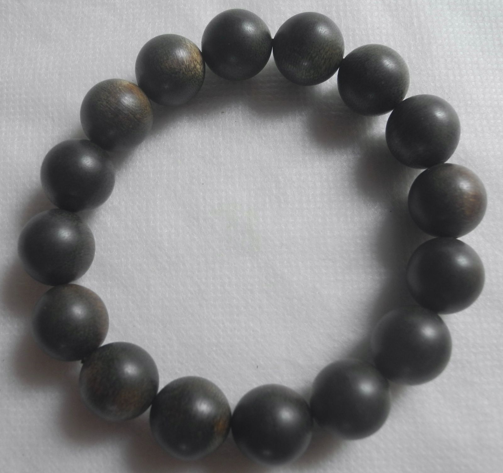 ベトナム産 品位 天然 香木 沈香 水沈 数珠 ブレスレット 本物 27g 13mm agarwood 仏具 伽羅 美しい木目 非常に良い香り アロマ