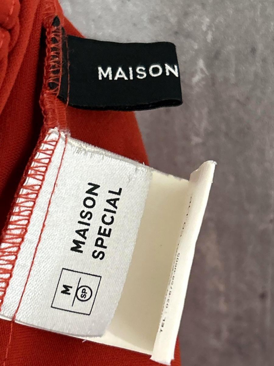 MAISON SPECIAL メゾン スペシャル パンツ size36/赤 □◇◎レディース