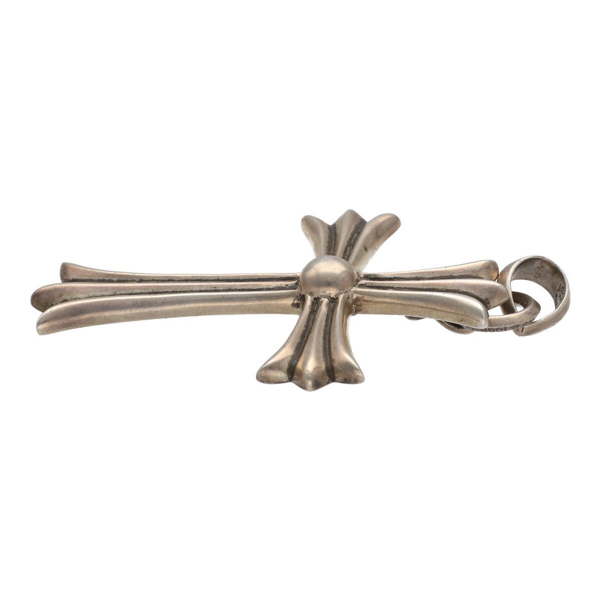 中古】 CHROME HEARTS クロムハーツ ラージCHクロス Wベイル SV925
