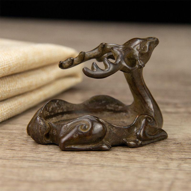 銅製 鹿筆洗 筆棚 灰皿 文房四宝 装飾品 工芸品 置物 銅製 鹿筆洗 筆棚 灰皿 文房四宝 装飾品 工芸品 置物 - メルカリ
