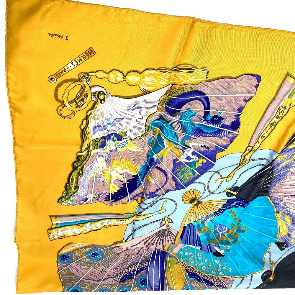 エルメス 魅惑のそよ風 カレ90 シルクスカーフ スカーフ シルク