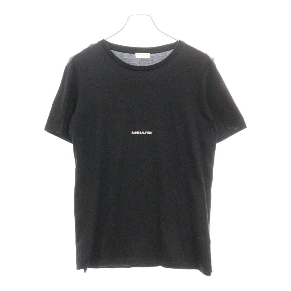 SAINT LAURENT PARIS (サンローランパリ) 21SS Small Logo Printed Tee スモールロゴプリント半袖Tシャツ 464572 YB2DQ ブラック